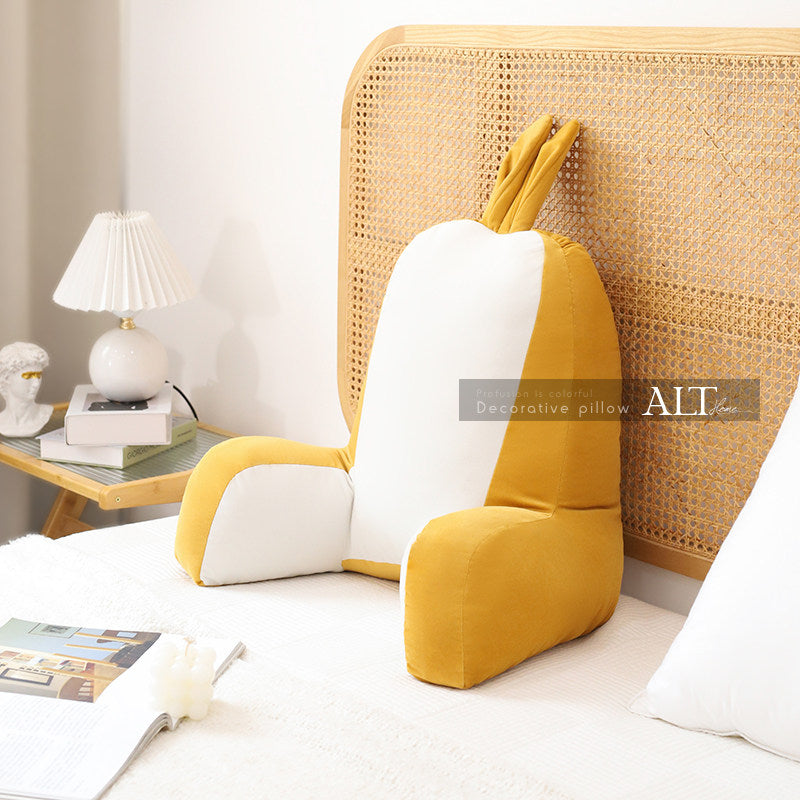 Chinese Style Bed Backrest Cushion – Large Soft Reading & Sofa Pillow