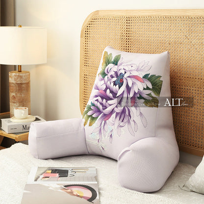Chinese Style Bed Backrest Cushion – Large Soft Reading & Sofa Pillow