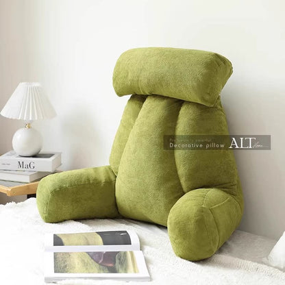 Soft Bedside Backrest Pillow – Large Reading & Sofa Cushion