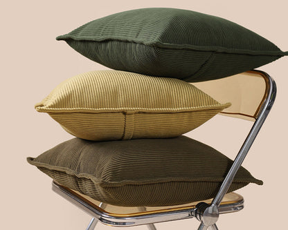 Luxury Corduroy Pillow Cover – High-End Sofa & Bedside Cushion Case