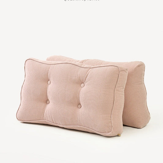 Soft Headboard Backrest Cushion – Large Washable Bed & Sofa Support Pillow