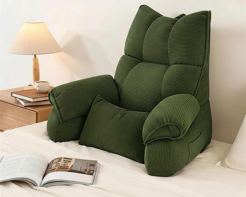 Bedside Reading Backrest Cushion – Soft Sofa & Bay Window Pillow