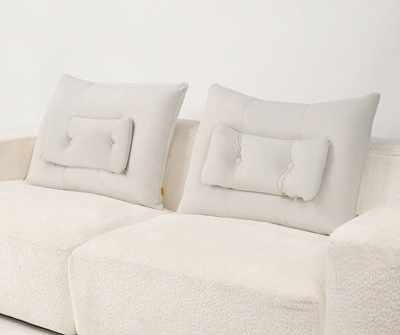 Large Bed Backrest Cushion – Washable Lumbar & Reading Pillow for Sofa