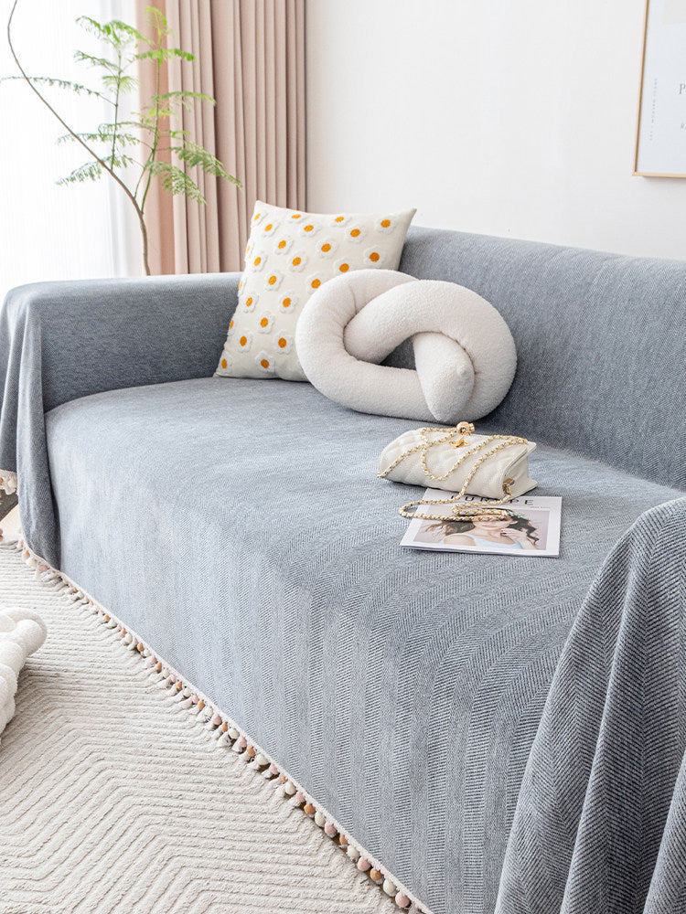Waterproof Stain-Resistant Sofa Cover – Full Couch Protector & Throw