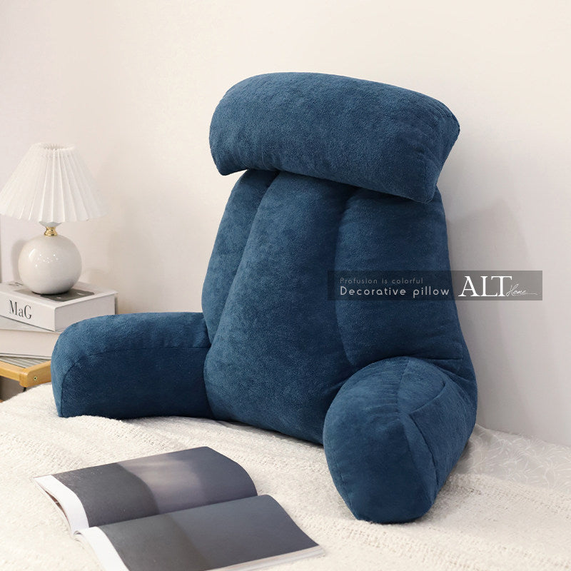 Soft Bedside Backrest Pillow – Large Reading & Sofa Cushion