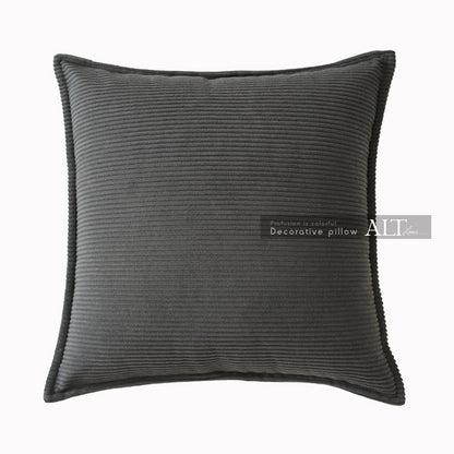 Red Corduroy Square Pillow Cover – Luxury Sofa & Bed Cushion