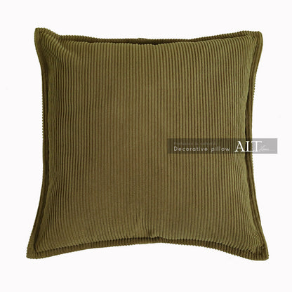 Luxury Corduroy Pillow Cover – High-End Sofa & Bedside Cushion Case