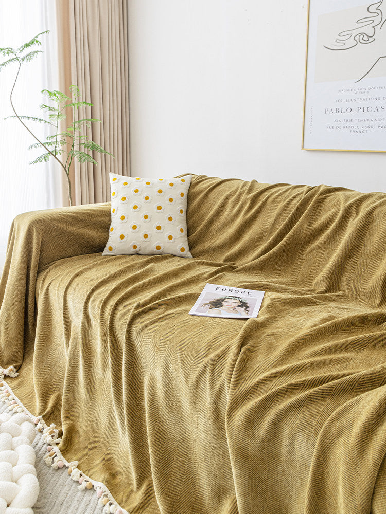 Waterproof Stain-Resistant Sofa Cover – Full Couch Protector & Throw