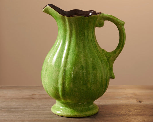 Jingdezhen Green Ceramic Vase – Vintage Flower &amp; Hydroponic Decor