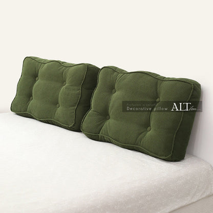 Large Bed Backrest Cushion – Removable Washable Pillow for Reading & Support