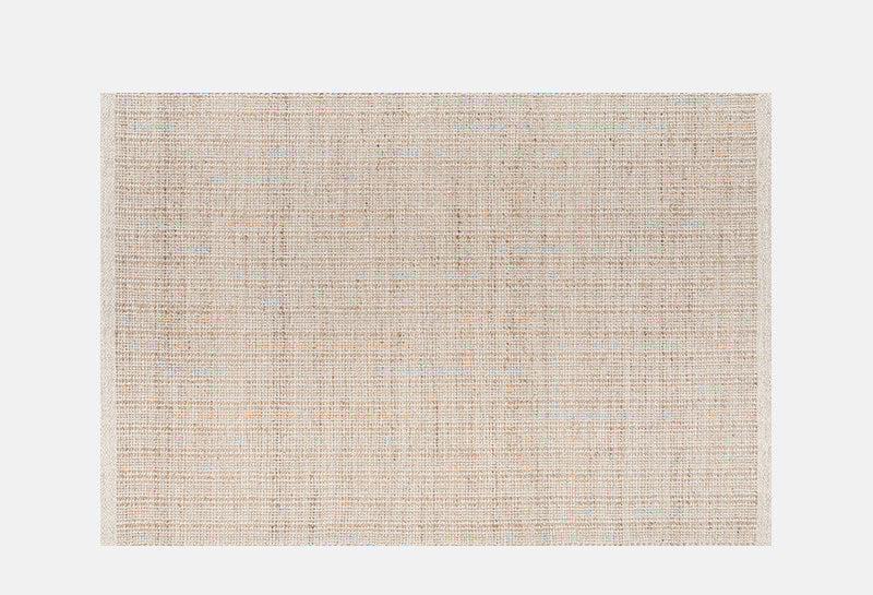 Wool & Jute Handwoven Rug – Wabi-Sabi Living Room & Bedroom Carpet