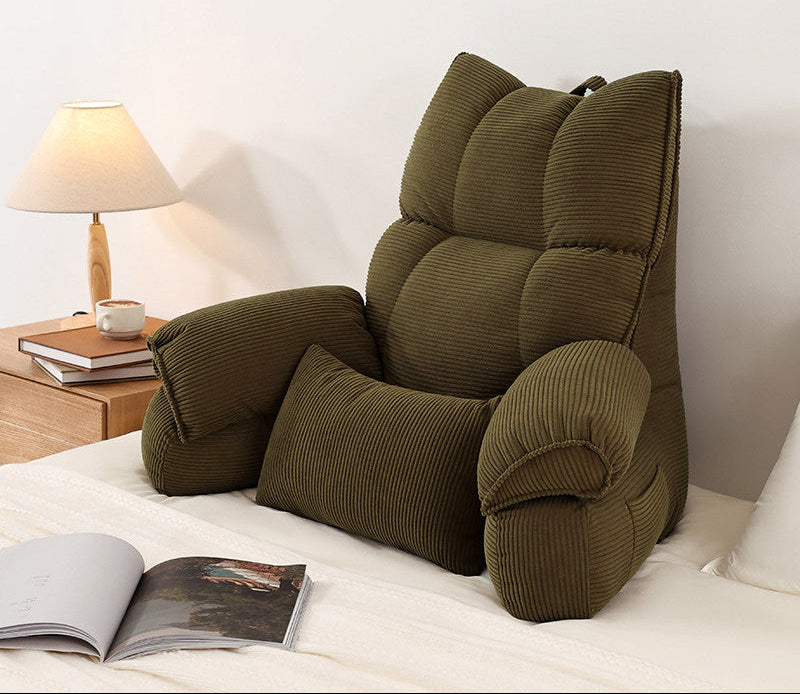 Bedside Reading Backrest Cushion – Soft Sofa & Bay Window Pillow