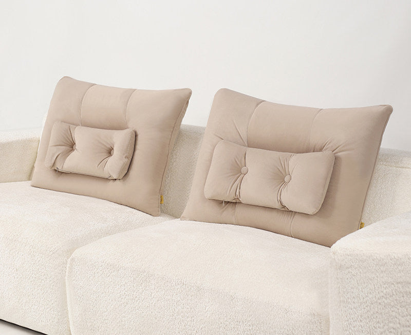 Large Bed Backrest Cushion – Washable Lumbar & Reading Pillow for Sofa