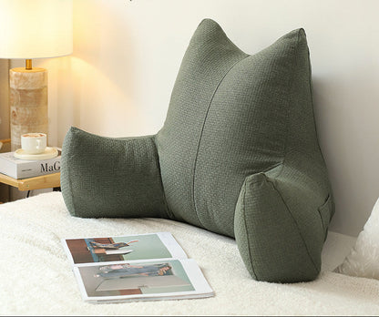 Soft Bedside Backrest Cushion – Large Washable Reading & Sofa Pillow