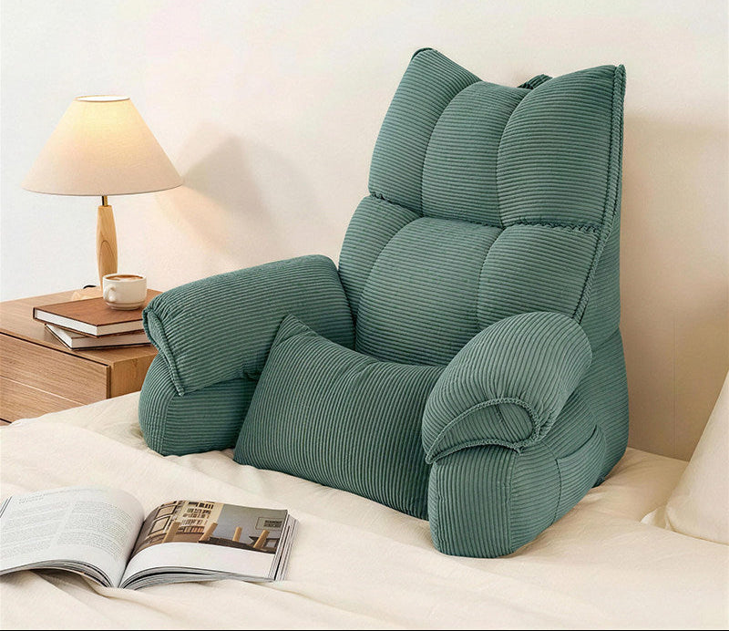 Large Bed Backrest Cushion – Soft Reading, Phone & Sofa Support Pillow