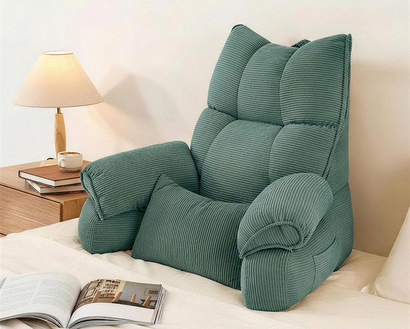 Bedside Reading Backrest Cushion – Soft Sofa & Bay Window Pillow