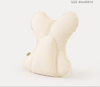 Lumbar Support Cushion – Office Chair, Car Seat & Sofa Back Pillow