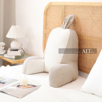Chinese Style Bed Backrest Cushion – Large Soft Reading & Sofa Pillow