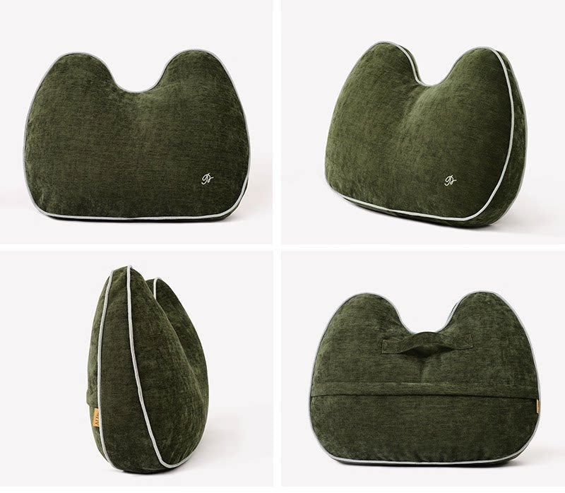 Lumbar Support Cushion – Office Chair, Car Seat & Sofa Back Pillow