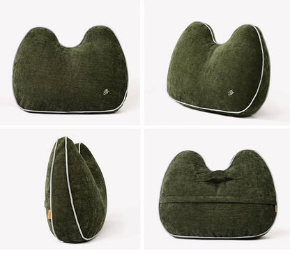 Lumbar Support Cushion – Office Chair, Car Seat & Sofa Back Pillow