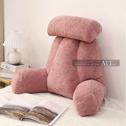 Soft Bedside Backrest Pillow – Large Reading & Sofa Cushion