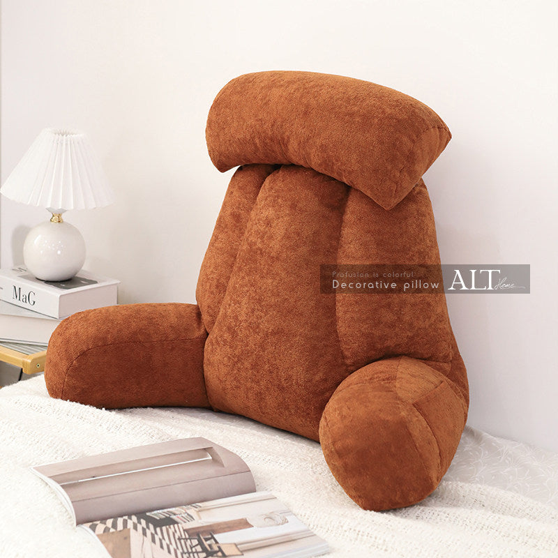 Soft Bedside Backrest Pillow – Large Reading & Sofa Cushion