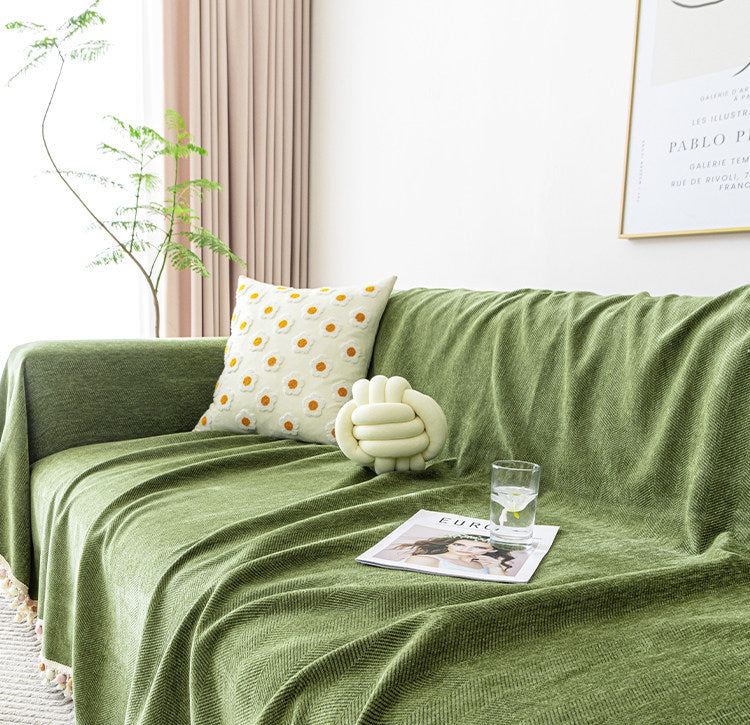 Waterproof Stain-Resistant Sofa Cover – Full Couch Protector & Throw