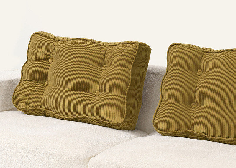 Large Bed Backrest Cushion – Removable Washable Pillow for Reading & Support