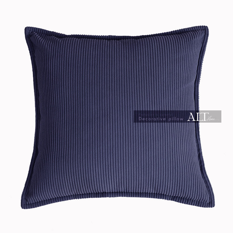 Red Corduroy Square Pillow Cover – Luxury Sofa & Bed Cushion