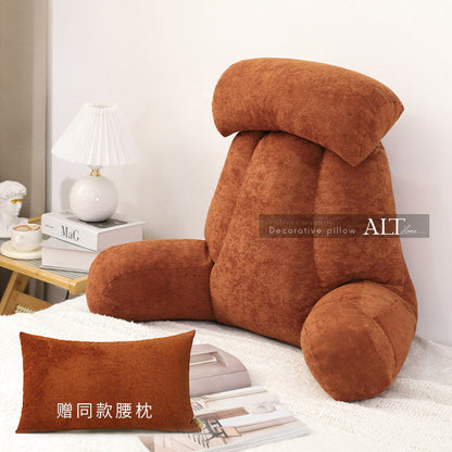 Soft Bedside Backrest Pillow – Large Reading & Sofa Cushion