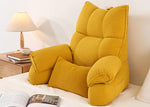 Large Bed Backrest Cushion – Soft Reading, Phone & Sofa Support Pillow
