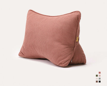 Large Backrest Pillow for Bed & Sofa – Lumbar Cushion for Reading & Phone Use