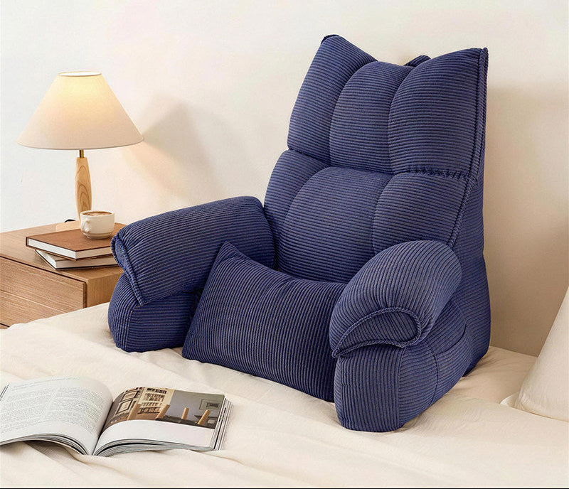 Large Bed Backrest Cushion – Soft Reading, Phone & Sofa Support Pillow