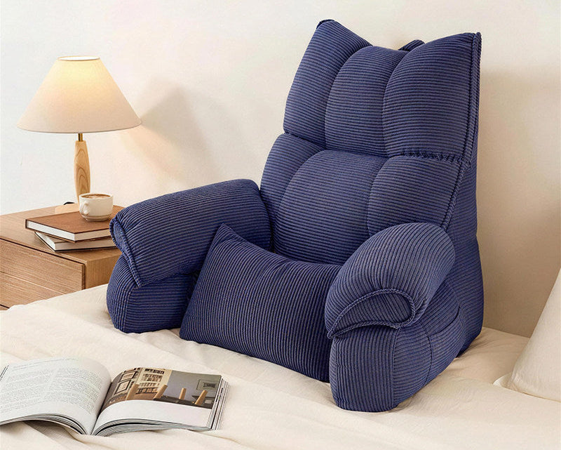 Bedside Reading Backrest Cushion – Soft Sofa & Bay Window Pillow