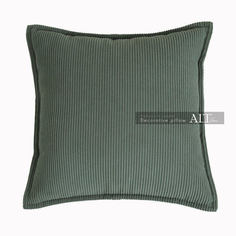 Luxury Corduroy Pillow Cover – High-End Sofa & Bedside Cushion Case