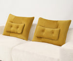 Large Bed Backrest Cushion – Washable Lumbar & Reading Pillow for Sofa