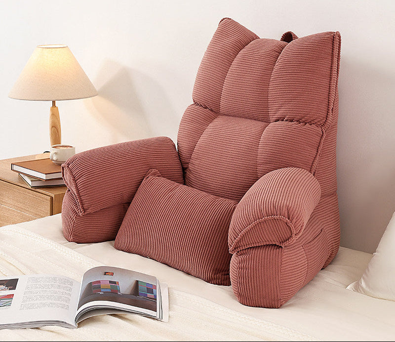 Bedside Reading Backrest Cushion – Soft Sofa & Bay Window Pillow