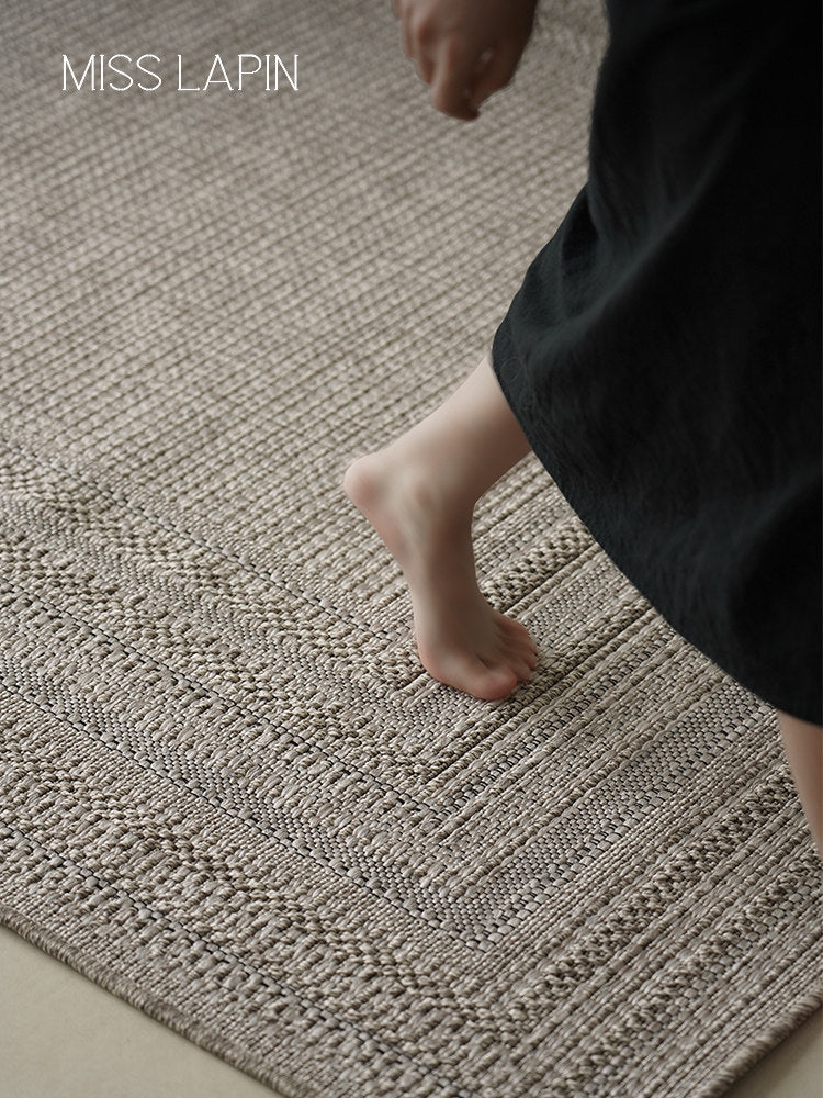 Egyptian Wabi-Sabi Washable Rug – Eco-Friendly Living Room & Bedroom Carpet