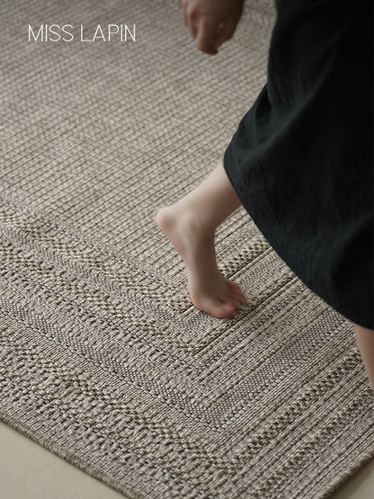 Egyptian Wabi-Sabi Washable Rug – Eco-Friendly Living Room & Bedroom Carpet