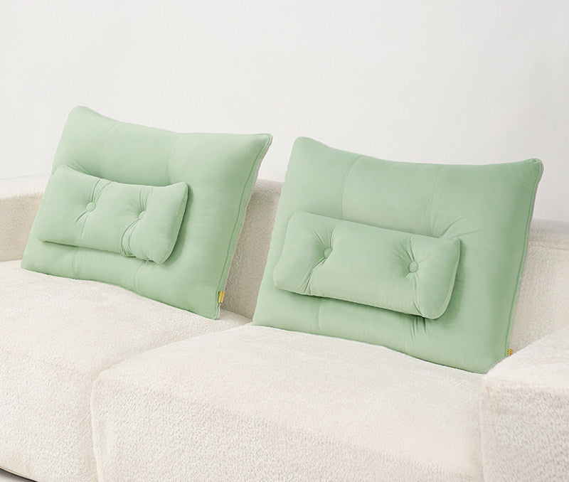 Large Bed Backrest Cushion – Washable Lumbar & Reading Pillow for Sofa