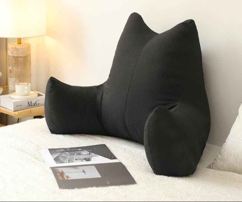 Soft Bedside Backrest Cushion – Large Washable Reading & Sofa Pillow