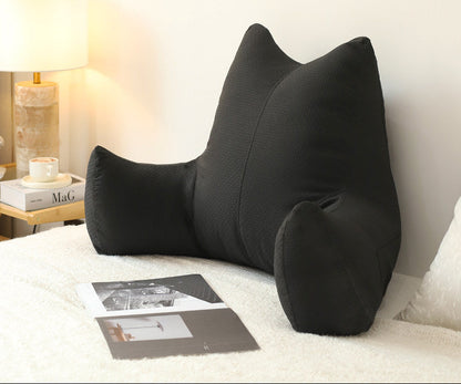Soft Bedside Backrest Cushion – Large Washable Reading & Sofa Pillow