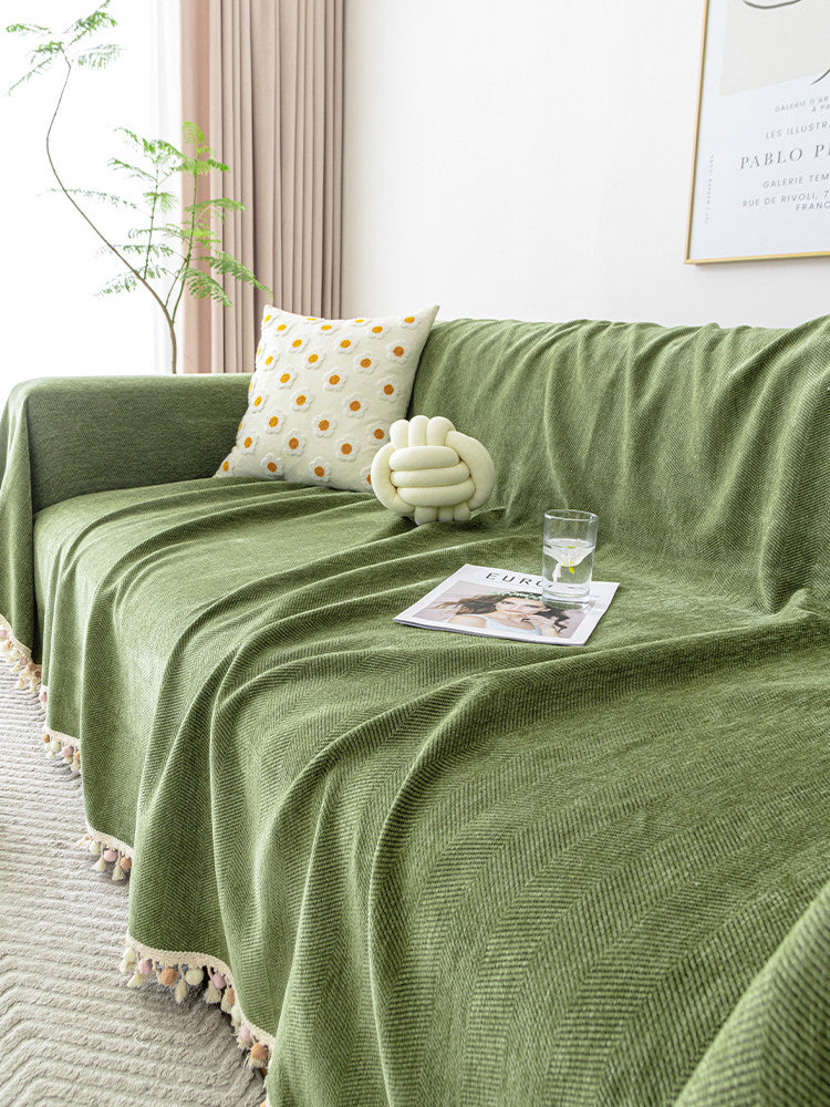 Waterproof Stain-Resistant Sofa Cover – Full Couch Protector & Throw