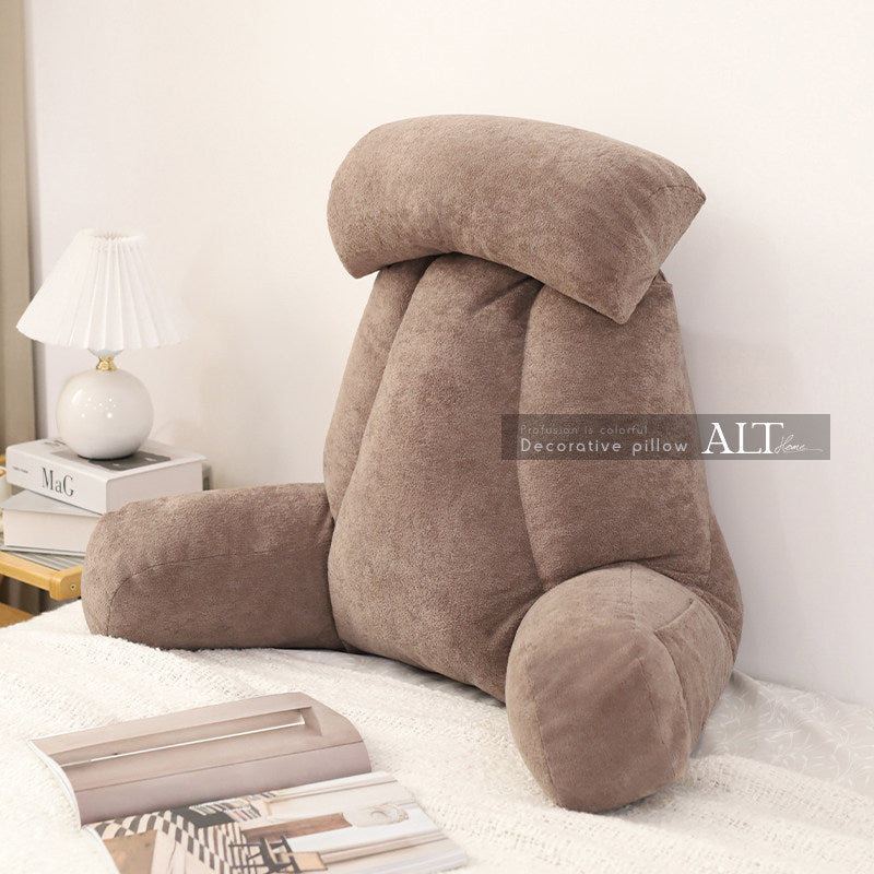 Soft Bedside Backrest Pillow – Large Reading & Sofa Cushion