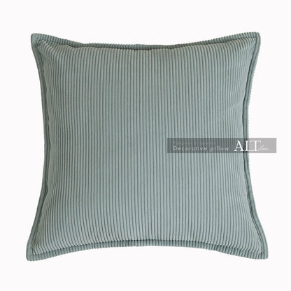 Red Corduroy Square Pillow Cover – Luxury Sofa & Bed Cushion