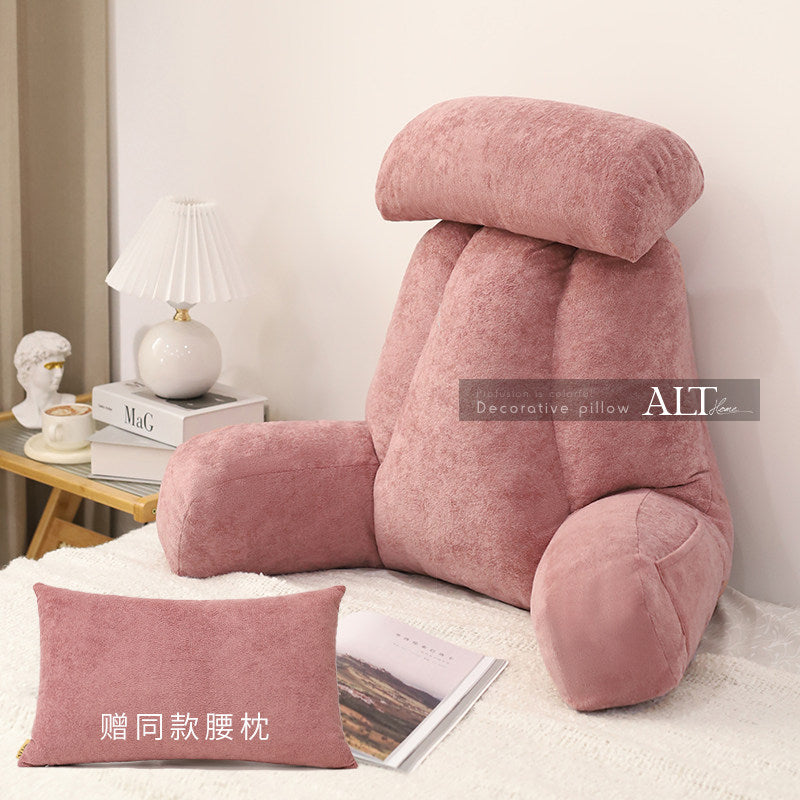 Soft Bedside Backrest Pillow – Large Reading & Sofa Cushion