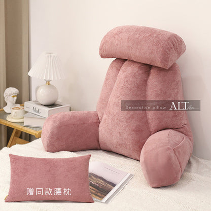 Soft Bedside Backrest Pillow – Large Reading & Sofa Cushion