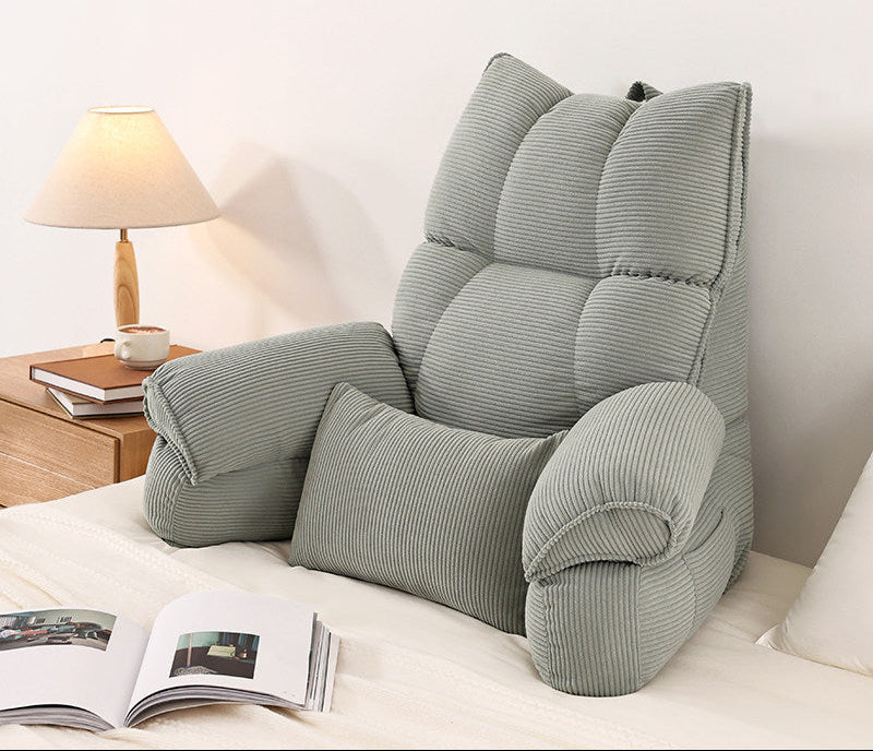 Large Bed Backrest Cushion – Soft Reading, Phone & Sofa Support Pillow