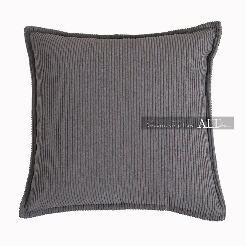 Luxury Corduroy Pillow Cover – High-End Sofa & Bedside Cushion Case