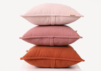 Red Corduroy Square Pillow Cover – Luxury Sofa & Bed Cushion